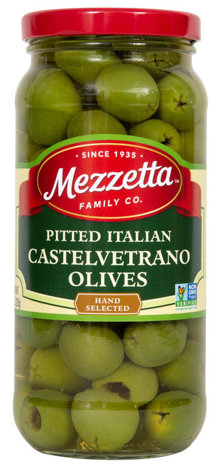 Pitted Castelvetrano Italian Green Olives, 8 oz