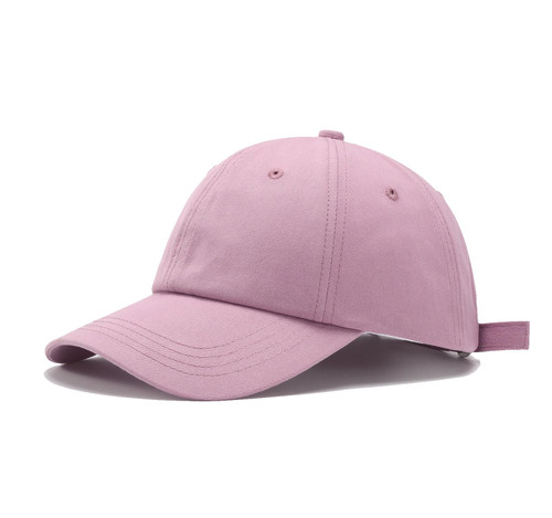 Low Profile Baseball Cap for Men Women - Cotton Dad Hat-Classic Adjustable Unconstructed Plain Hat Dusty Pink