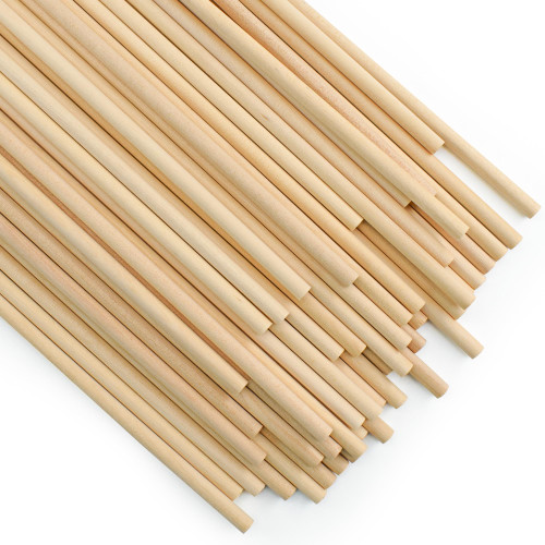 50PCS Dowel Rods Wood Sticks Wooden Dowel Rods - 3/16 x 12 Inch Unfinished Wood for Crafts Doweling Rods for Crafts and DIYers 50PCS Dowel Rods Wood Sticks Wooden Dowel Rods - 3/16 x 12 Inch Unfinished Wood for Crafts Doweling Rods for Crafts and DIYers
