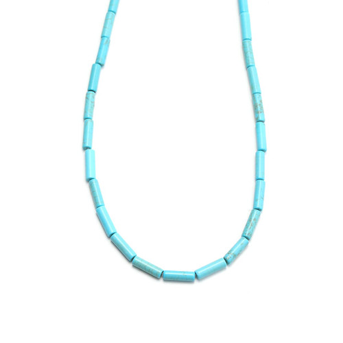 Natural Stone Tube Beads 4x13mm Turquoise Cylinder Loose Spacer Bead Quartz Gemstone Beads for Jewelry Making DIY Bracelet Necklaces Natural Stone Tube Beads 4x13mm Turquoise Cylinder Loose Spacer Bead Quartz Gemstone Beads for Jewelry Making DIY Bracelet Necklaces