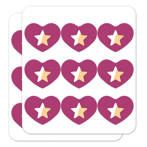 Steven Universe Garnet Star Heart Shaped Planner Calendar Scrapbook Craft Stickers Steven Universe Garnet Star Heart Shaped Planner Calendar Scrapbook Craft Stickers