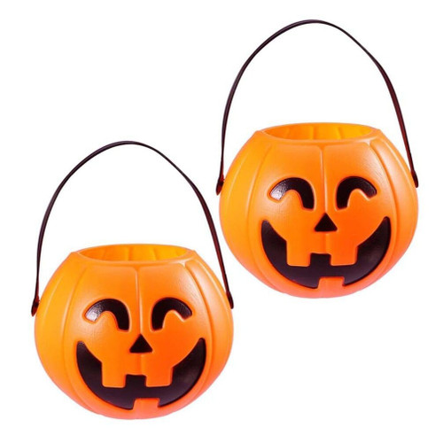 2023 Halloween Pumpkin Bucket 2Pcs Small Plastic Pumpkin Bucket for Kids Pumpkin Trick or Treat Bucket Pumpkin Pail Halloween Candy Bucket Halloween Pumpkin Basket for Party Favors (2Pcs) 2023 Halloween Pumpkin Bucket 2Pcs Small Plastic Pumpkin Bucket for Kids Pumpkin Trick or Treat Bucket Pumpkin Pail Halloween Candy Bucket Halloween Pumpkin Basket for Party Favors (2Pcs)