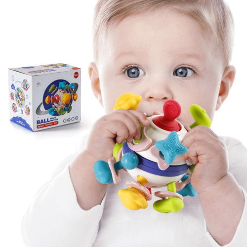 Baby Sensory Teething Rattle Toys - Baby Teething Toys for 0-6-12 Months - Montessori Sensory Rattle Toys - Baby Einstein Toys - Gifts for Infant Newborn Baby Boys Girls 0 3 6 9 12 Month Old Baby Toys Baby Sensory Teething Rattle Toys - Baby Teething Toys for 0-6-12 Months - Montessori Sensory Rattle Toys - Baby Einstein Toys - Gifts for Infant Newborn Baby Boys Girls 0 3 6 9 12 Month Old Baby Toys