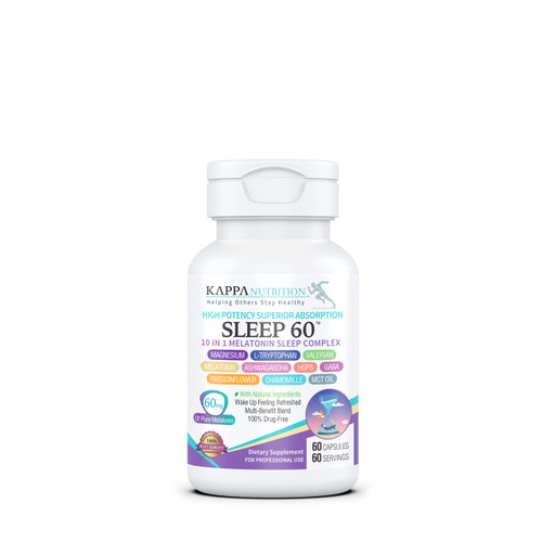 Sleep 60, Sleep Aid, 60-Day Supply, Non-Habit Forming Vegan Capsules Natural Sourced Ingredients for Easier Bedtime, Herbal Supplement, Melatonin, Valerian Root, Chamomile Non-GMO Sleep 60, Sleep Aid, 60-Day Supply, Non-Habit Forming Vegan Capsules Natural Sourced Ingredients for Easier Bedtime, Herbal Supplement, Melatonin, Valerian Root, Chamomile Non-GMO