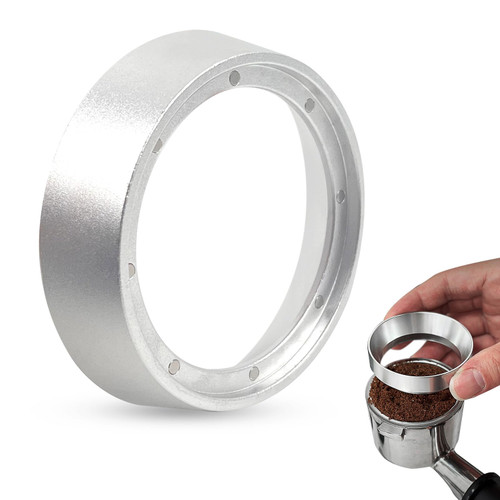 58mm Dosing Funnel for 58mm Breville Portafilters, Magnetic Coffee Funnel Aluminum Coffee Dosing Ring Compatible with 58mm Breville Portafilters Espresso Tools Espresso Accessories (58CM) 58mm Dosing Funnel for 58mm Breville Portafilters, Magnetic Coffee Funnel Aluminum Coffee Dosing Ring Compatible with 58mm Breville Portafilters Espresso Tools Espresso Accessories (58CM)