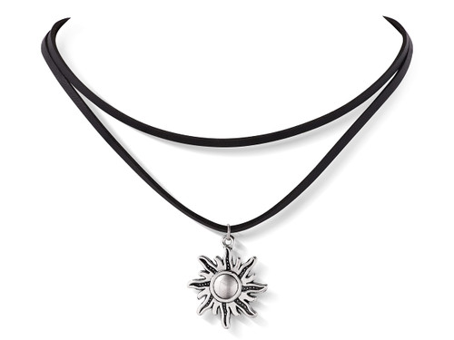 Gothic Boho Layered Sun Choker Necklace, Black Choker, Boho Choker, Gothic Choker, Boho Choker Necklace, Halloween Christmas New Year Jewelry Gift For Women Gothic Boho Layered Sun Choker Necklace, Black Choker, Boho Choker, Gothic Choker, Boho Choker Necklace, Halloween Christmas New Year Jewelry Gift For Women