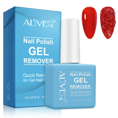 Gel Nail Polish Remover(15ml),Professional Gel Polish Remover for Nails,Quick & Easy Polish Remover In 2-5 Minutes,No Need for Foil, Soaking or Wrapping