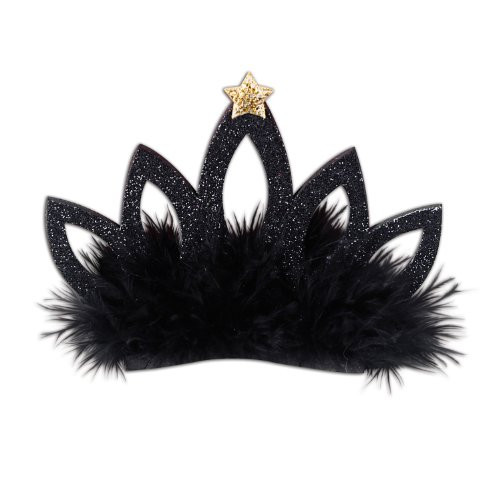 Tiara Hair Clip Party Accessory (1 count) (1/Pkg)