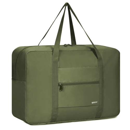 For Spirit Airlines Personal Item Bag 18x14x8 Travel Duffel Bag Underseat Foldable Carry-on Luggage Overnight Weekender Duffle for Women and Men (Green)