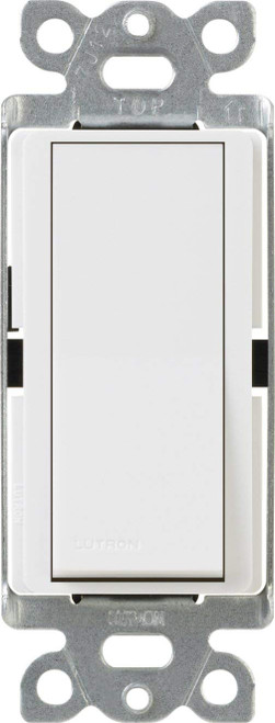 Lutron CA-3PSNL-WH Diva Satin Colors 15-Amp 3-Way Switch with Locator Light, White