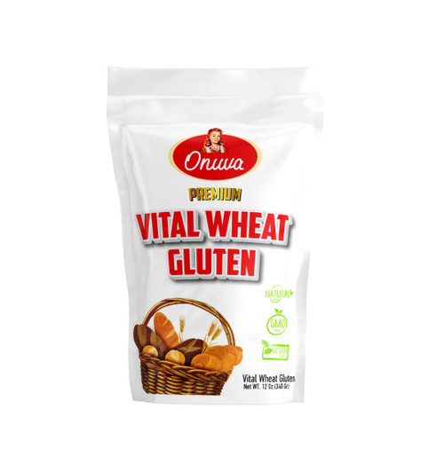 Vital Wheat Gluten by - 12 oz (340 g) -High Protein - Vegan - Non GMO - Keto Friendly - Bread Making - Natural Powder for Bread Machine - Low Carb - Vegan Gluten - For Seitan - Pack of 1
