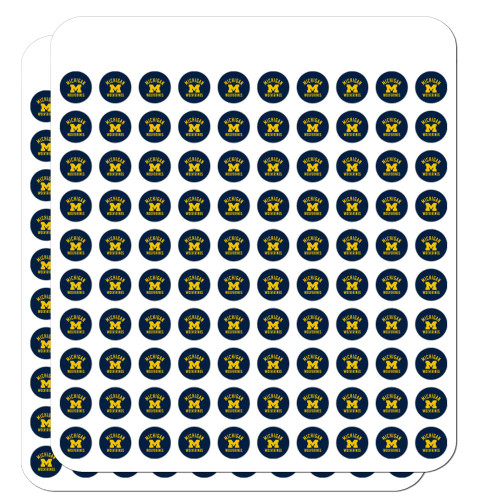 University of Michigan Wolverines Logo Planner Calendar Scrapbooking Crafting Stickers