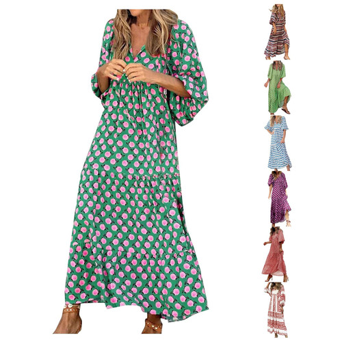 Women's Summer Dresses 2024 Casual Beach Vacation Tropical Date Night Boho Hawaiian Sundress Ladies Party Club Dress Women's Summer Dresses 2024 Casual Beach Vacation Tropical Date Night Boho Hawaiian Sundress Ladies Party Club Dress