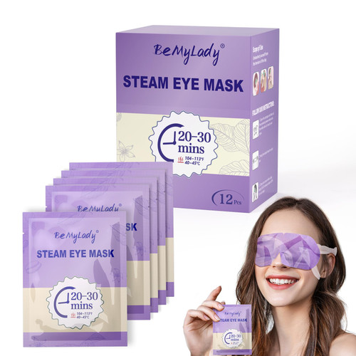 Steam Lavender Eye Mask for Dry Eyes, Disposable Heated Eye Mask,Warm Eye Compress for Dark Circles, Spa Eye Mask for Puffy Eyes Mask,Moist Self Heating Pads for Tired Eyes Steam Lavender Eye Mask for Dry Eyes, Disposable Heated Eye Mask,Warm Eye Compress for Dark Circles, Spa Eye Mask for Puffy Eyes Mask,Moist Self Heating Pads for Tired Eyes