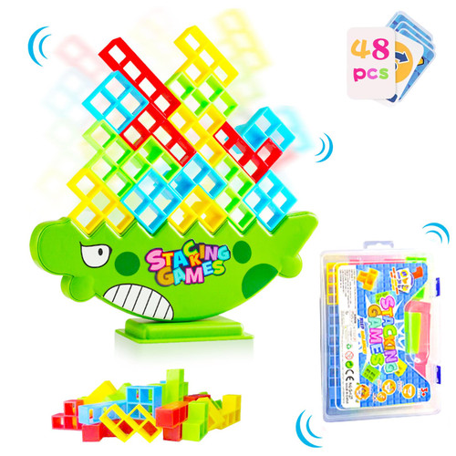 64Pcs Tetra Tower Game,Stack Attack Game,Balance Game Team Tower Game for Kids & Adults,Stacking Game Great for Family Games, Parties, and Travel 64Pcs Tetra Tower Game,Stack Attack Game,Balance Game Team Tower Game for Kids & Adults,Stacking Game Great for Family Games, Parties, and Travel