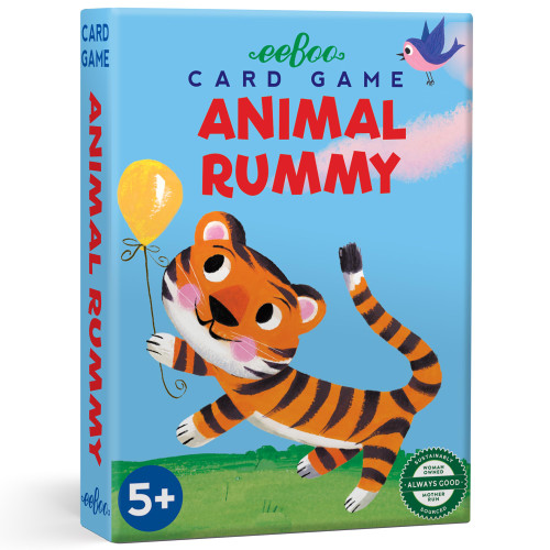 : Animal Rummy Playing Card Game - Kid Friendly Version of Gin Rummy, Kids & Family, Ages 5+