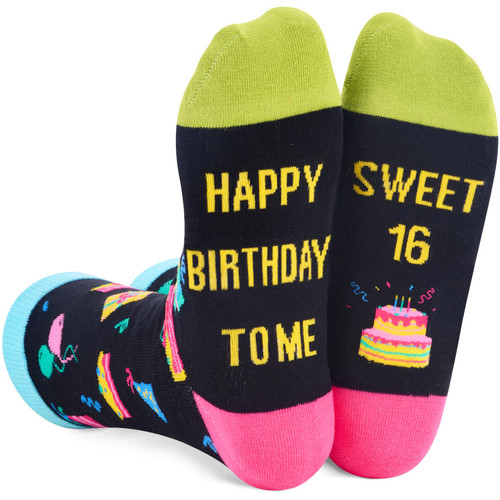 16th Birthday Gifts for 16 Year Old Girl Sweet 16 Gifts Teen Girl Gifts 16 Years Old, Sweet Sixteen Gifts for Girls, Funny Crazy Socks for Teens 16th Birthday Gifts for 16 Year Old Girl Sweet 16 Gifts Teen Girl Gifts 16 Years Old, Sweet Sixteen Gifts for Girls, Funny Crazy Socks for Teens