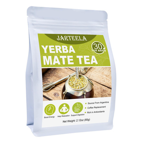- Yerba Mate Tea Bag, 2g x 30 Count - Unsmoked Mate Tea from Argentina - Yerba-mate Tea Bags for Relaxation - Perfect Coffee Replacement
