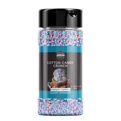 Birch & Meadow 5 Tbsp of Cotton Candy Crunch, Ice Cream Topping, Dessert Topper