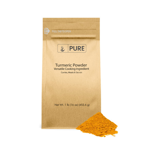 Pure Original Ingredients Turmeric Powder (1 lb), Food Grade, Natural, Spicy Flavor, Curry, Rice, Eco-Friendly Pure Original Ingredients Turmeric Powder (1 lb), Food Grade, Natural, Spicy Flavor, Curry, Rice, Eco-Friendly