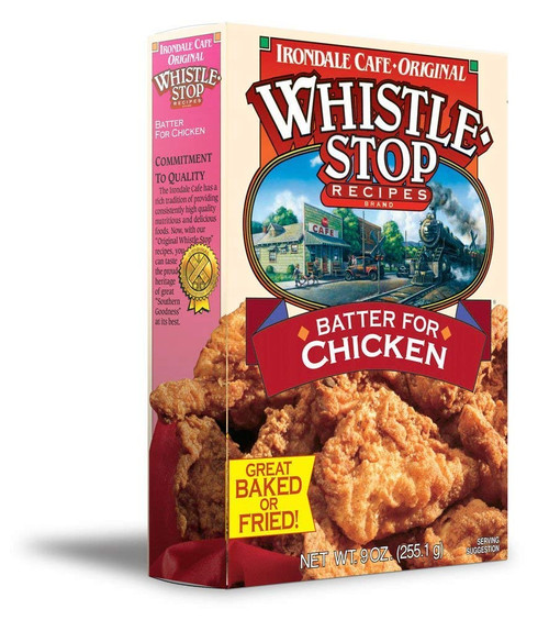 Original WhistleStop Cafe Recipes | Batter Mix for Chicken, Baked or Fried (1 Box) Original WhistleStop Cafe Recipes | Batter Mix for Chicken, Baked or Fried (1 Box)