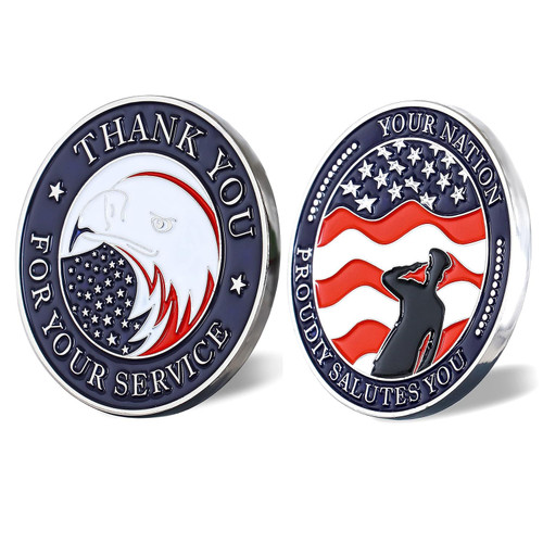 Military Challenge Coins Thank You for Your Service for Veterans Gifts Military Challenge Coins Thank You for Your Service for Veterans Gifts