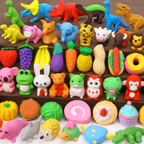 50 Pack Pencil Erasers Animal Erasers for Kids Puzzle Erasers 3D Mini Erasers Food Vegetable Sport Fruit Take Apart Eraser Classroom Rewards Game Prizes Treasure Box Party Favors for Kid Gifts 50 Pack Pencil Erasers Animal Erasers for Kids Puzzle Erasers 3D Mini Erasers Food Vegetable Sport Fruit Take Apart Eraser Classroom Rewards Game Prizes Treasure Box Party Favors for Kid Gifts