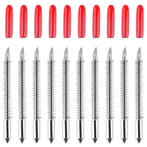 100Pcs 45 Degree Vinyl Cutter Plotter Blades for Graphtec CB09U CB09 Silhouette Cameo Cutting Knife