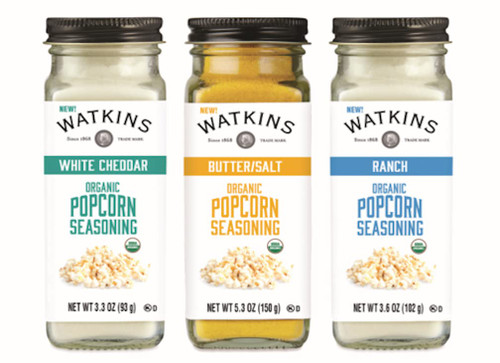 Popcorn Seasoning Multi-Flavor Variety Pack, 3-Pack (1 White Cheddar 3.3 oz., 1 Butter/Salt 5.3 oz., 1 Ranch 3.6 oz.)