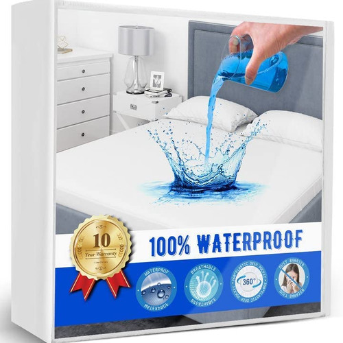 Twin Mattress Protector,Twin Mattress Cover Waterproof,Mattress Protector Twin for Kids,Noiseless Soft Breathable Cotton Terry Twin Mattress Pad for Kids Pets Adults 39"x75" Twin Mattress Protector,Twin Mattress Cover Waterproof,Mattress Protector Twin for Kids,Noiseless Soft Breathable Cotton Terry Twin Mattress Pad for Kids Pets Adults 39"x75"