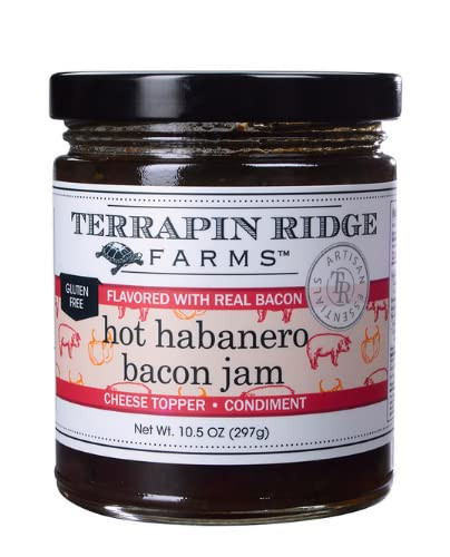 Terrapin Ridge Farms Gourmet Hot Habanero Bacon Jam - One 10.5 Ounce Jar