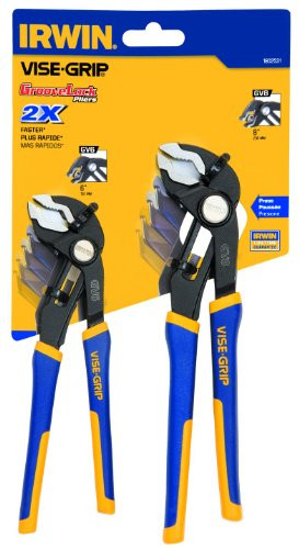 IRWIN VISE-GRIP Pliers Set, V-Jaw, 2 Pieces (1802531)
