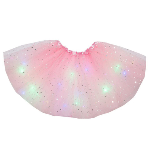 LED Ballet Tutu Skirt Light up Fluffy Skirt 3 Layers Dance Skirt Costume Star Tulle Ballet Tutus for Women and Girl (Pink) LED Ballet Tutu Skirt Light up Fluffy Skirt 3 Layers Dance Skirt Costume Star Tulle Ballet Tutus for Women and Girl (Pink)