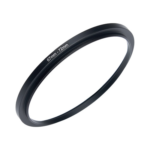 67mm to 72mm Camera Filter Ring Step-Up Ring Filter Adapter 67mm to 72mm Metal Step-Up Ring for All Brands 72mm UV ND CPL Filter