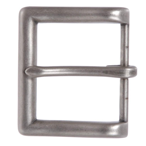 1-3/4" (45 mm) Single Prong Square Replacement Belt Buckle, Antique Silver