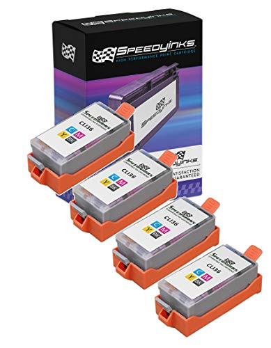 Speedy Inks Compatible Ink Cartridge w/Chip Replacement for Canon CLI36 (Color, 4-Pack)