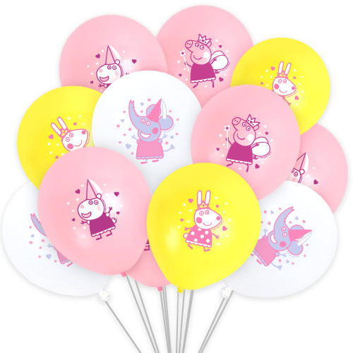 Princess Peppa Pig Balloon - 24 Pack - 12in Latex Peppa Pig Party Balloons - Peppa Pig Party Decorations - Officially Licensed Peppa Pig Birthday Party Supplies - Peppa Pig Balloons Princess Peppa Pig Balloon - 24 Pack - 12in Latex Peppa Pig Party Balloons - Peppa Pig Party Decorations - Officially Licensed Peppa Pig Birthday Party Supplies - Peppa Pig Balloons