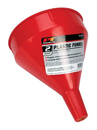Performance Tool W54276 2 Quart Capacity Plastic Funnel
