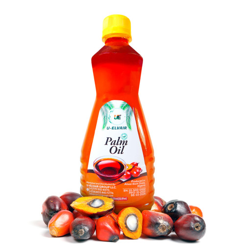 100% Palm Oil, Palm Oil for Cooking, Manteca de Corojo, Epo Pure, Red Palm Oil, Egusi, Efo- 16oz/500ml (Pack of 1)
