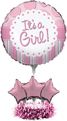 Creative Converting 268806 Balloon Centerpiece Kit, One Size, Pink
