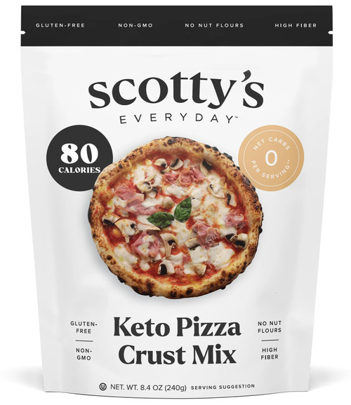 Keto Pizza Crust Zero Carb Mix - Keto and Gluten Free Pizza Baking Mix, Vegan - 0g Net Carbs Per Slice - No Erythritol, Easy to Make - No Nut Flours - No Sugar Alcohols - Makes 1 Pizza (8.4oz Mix) Keto Pizza Crust Zero Carb Mix - Keto and Gluten Free Pizza Baking Mix, Vegan - 0g Net Carbs Per Slice - No Erythritol, Easy to Make - No Nut Flours - No Sugar Alcohols - Makes 1 Pizza (8.4oz Mix)