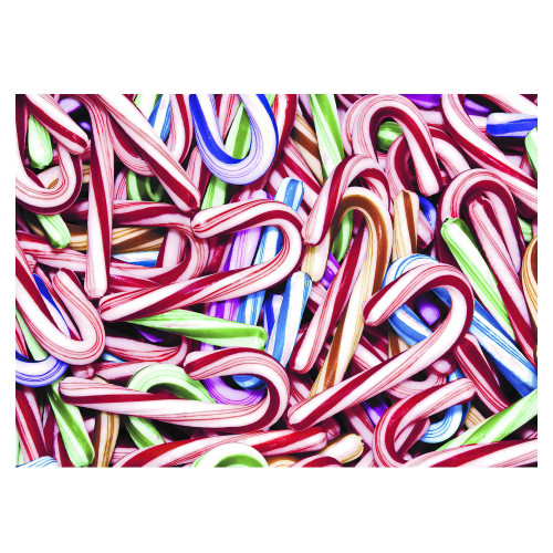 Candy Cane Collage 1000 Piece Jigsaw Puzzle Candy Cane Collage 1000 Piece Jigsaw Puzzle