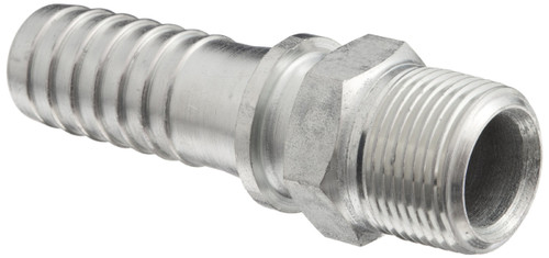 Dixon 3518 Zinc Plated Steel Air Hose Fitting, Nipple, 1" NPT Male x 1" Hose ID Barbed Dixon 3518 Zinc Plated Steel Air Hose Fitting, Nipple, 1" NPT Male x 1" Hose ID Barbed