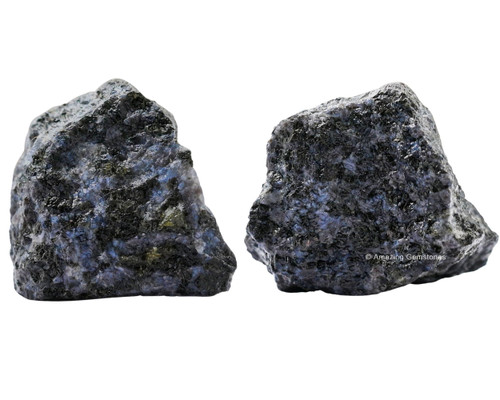 2 Pieces Indigo Gabbro Raw Crystals and Healing Stones, Natural Rocks for Tumbling and DIY Raw Stones and Crystals 2 Pieces Indigo Gabbro Raw Crystals and Healing Stones, Natural Rocks for Tumbling and DIY Raw Stones and Crystals
