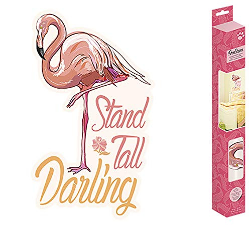 Trends International Stand Tall Flamingo - ROOMSCAPES Poster Decal - 18'' X 24''