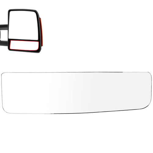 Mirror Glass Replacement Lens Fit For 2008-2017 For Toyota For Sequoia 2007-2017 For Toyota For Tundra Towing Mirror Glass for Right Side Lower Convex Glass