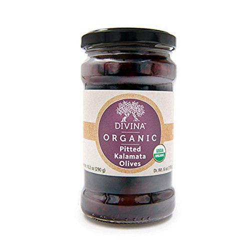 , Olives Kalamata Pitted Organic, 10.2 Ounce
