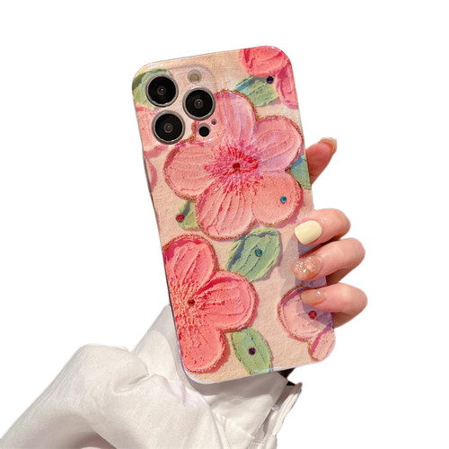 Cute Personalized Flower Pattern Ultra-Thin Phone case with Transparent Bezel TPU Soft Shockproof Back Cover for iPhone 14 11 Pro Max 12 13 Mini SE 7 8 Plus XS XR(E,iPhone 14 Plus)