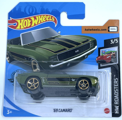 - '69 Camaro - HW Roadster 3/5 [Green/Short Card] - #190/250