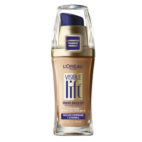 L'Oreal Paris Visible Lift Serum Absolute Foundation, Sun Beige, 1 Ounce L'Oreal Paris Visible Lift Serum Absolute Foundation, Sun Beige, 1 Ounce
